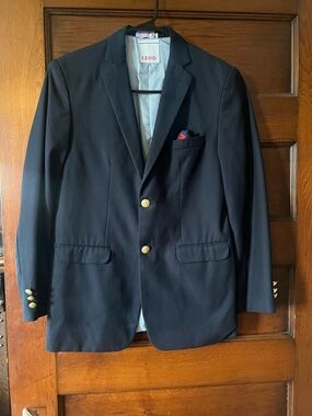 Izod Navy Blazer with Gold Buttons